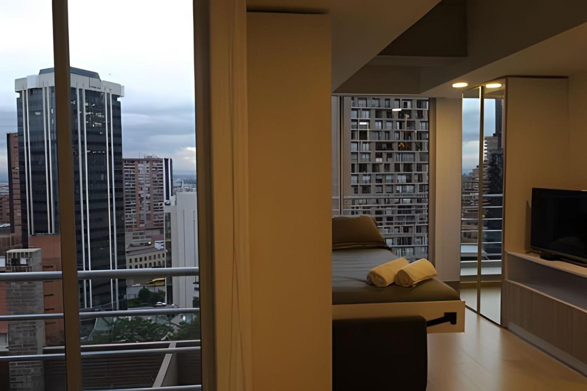 Hermoso Loft Con Balcon Y Hermosa Vista 1028 Bogotá